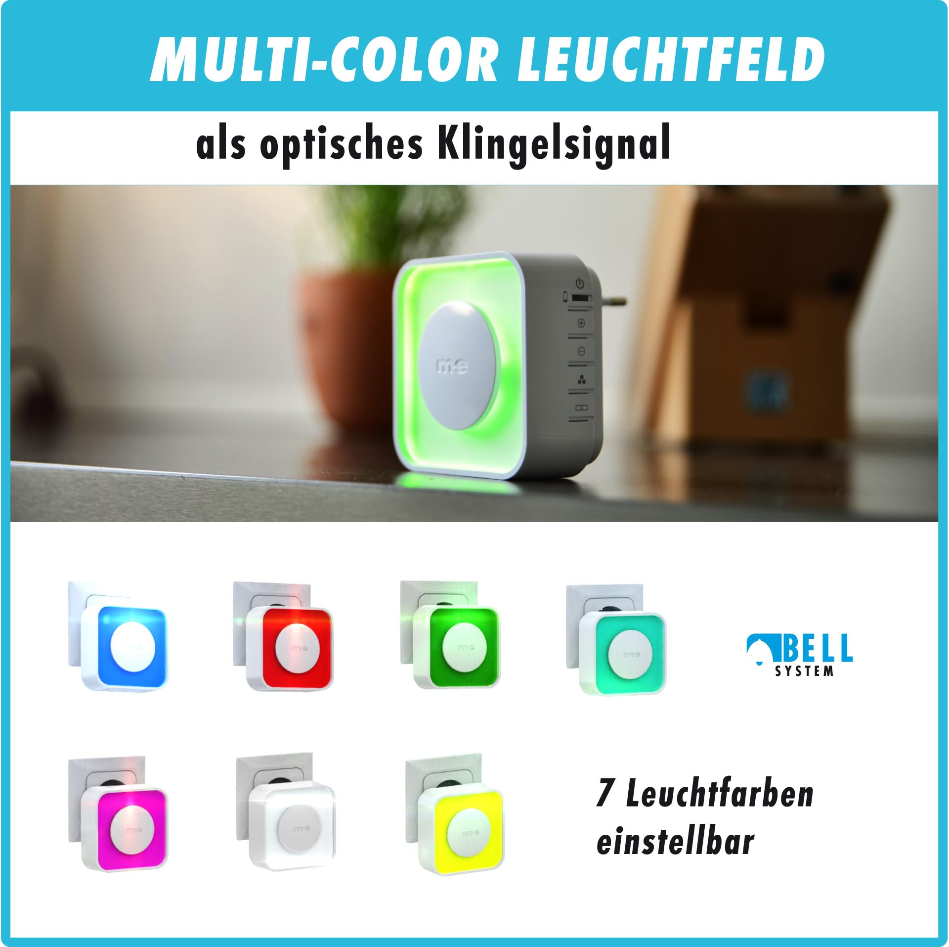 m-e Funk-Sensormatte Mobiles Sicherheits- & Komfort-System sowie Pflegehilfe für zu Hause (Funk-Sensormatte + Mobile Klingel)