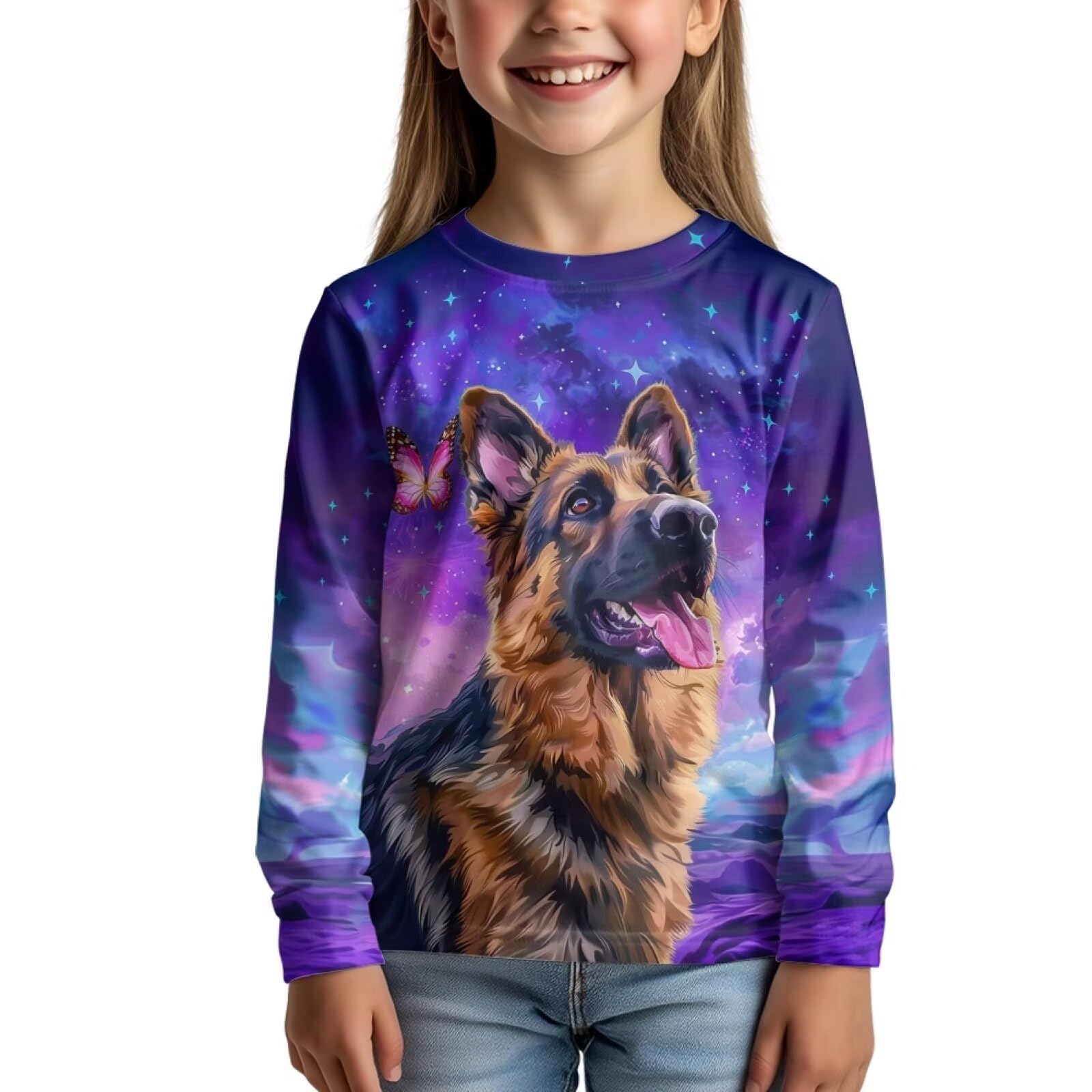 DISNIMO Tshirts for Girls Casual Clothes 3-16 Long Sleeve Tee Shirts Kids Boys Fall Outfits