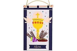 Serene First Communion Banner Kit: A Divine Decor for a Holy Celebration