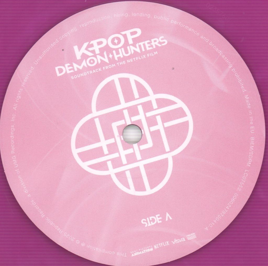 KPop Demon Hunters Soundtrack Smokey Fuchsia Poster, 2 photo cards of 12
