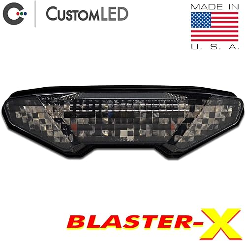 Miniatura 7 de Blaster-X - Luz trasera LED integrada para Yamaha Tracer 900 y 900 GT 2019-2020 (lente transparente)