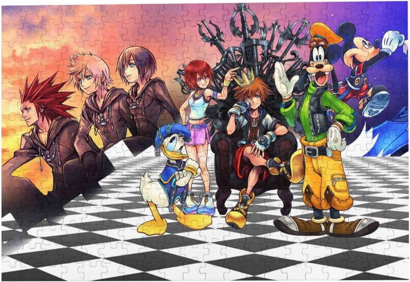 Amazon キングダムハーツ Kingdom Hearts (2) パズル300ピース 女の子に誕生日のプレゼントをあげます 大人のストレス解消パズル ジグソーパズル おもちゃ