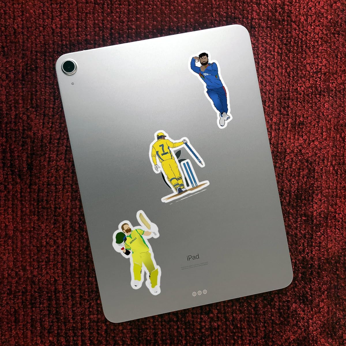 Titu Ki Baatein Cricket Stickers, 50 Pcs Sporty Vinyl Decals 4