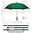 ACEIken Golf Umbrella Large 58/62/68 Inch Automatic Open Golf Umbrella Extra Large Oversize Double Canopy Vented Umbrella Windproof Waterproof for Men and Women (Dark Green, 62 inch)