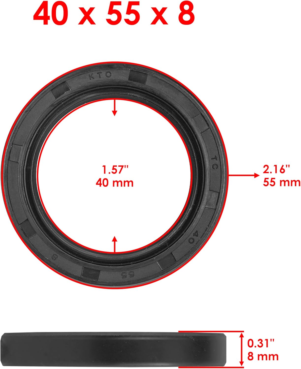 Caltric Rear Wheel Ball Bearings & Seals Kit Compatible with Kawasaki Zx-6R Ninja Zx600 Zx-600 1998-2002