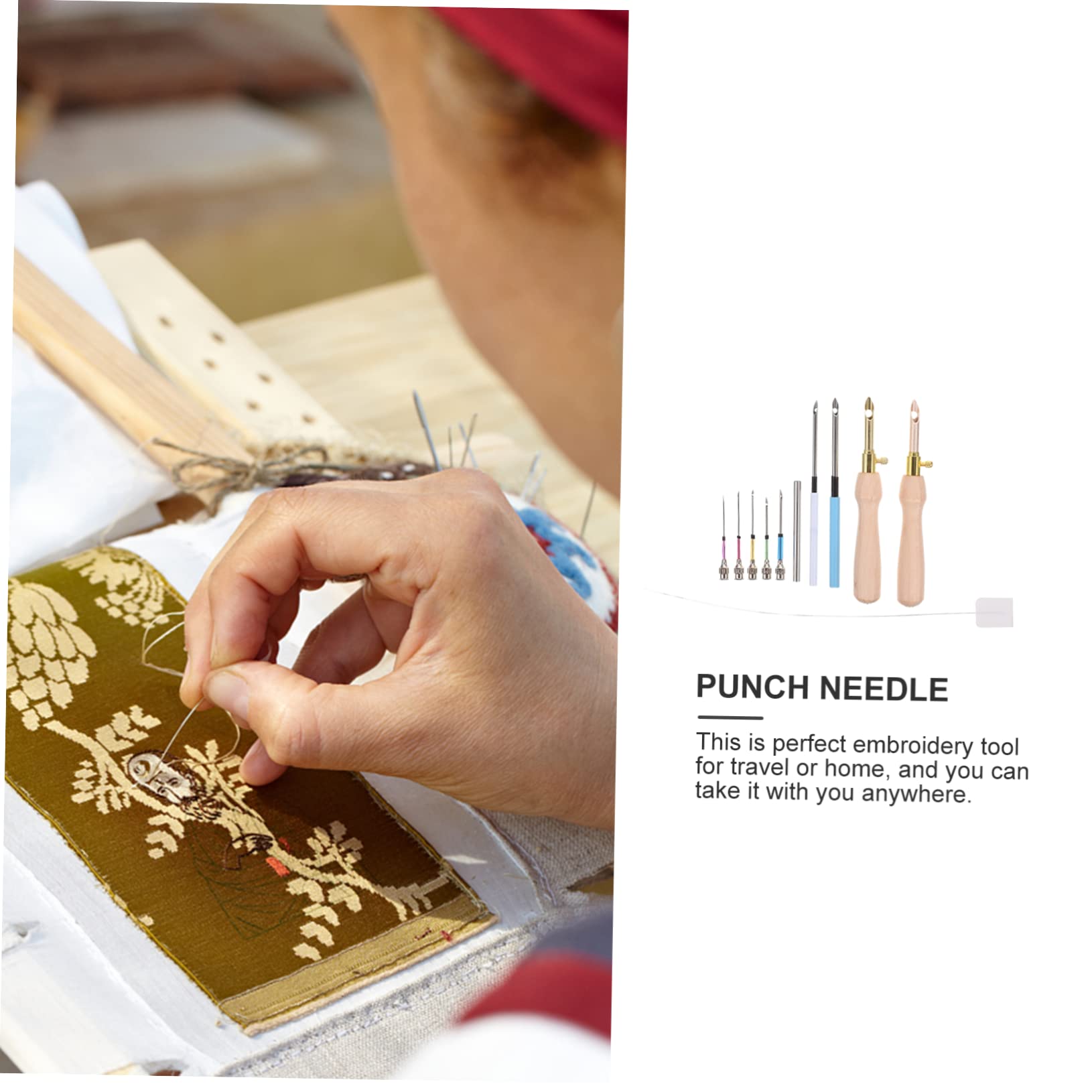 Lurrose 4ensembles Set De Aiguilles à Poinçonner Pour Broderie Outils De Couture Pour Créations Artisanales Et Éléments Textiles