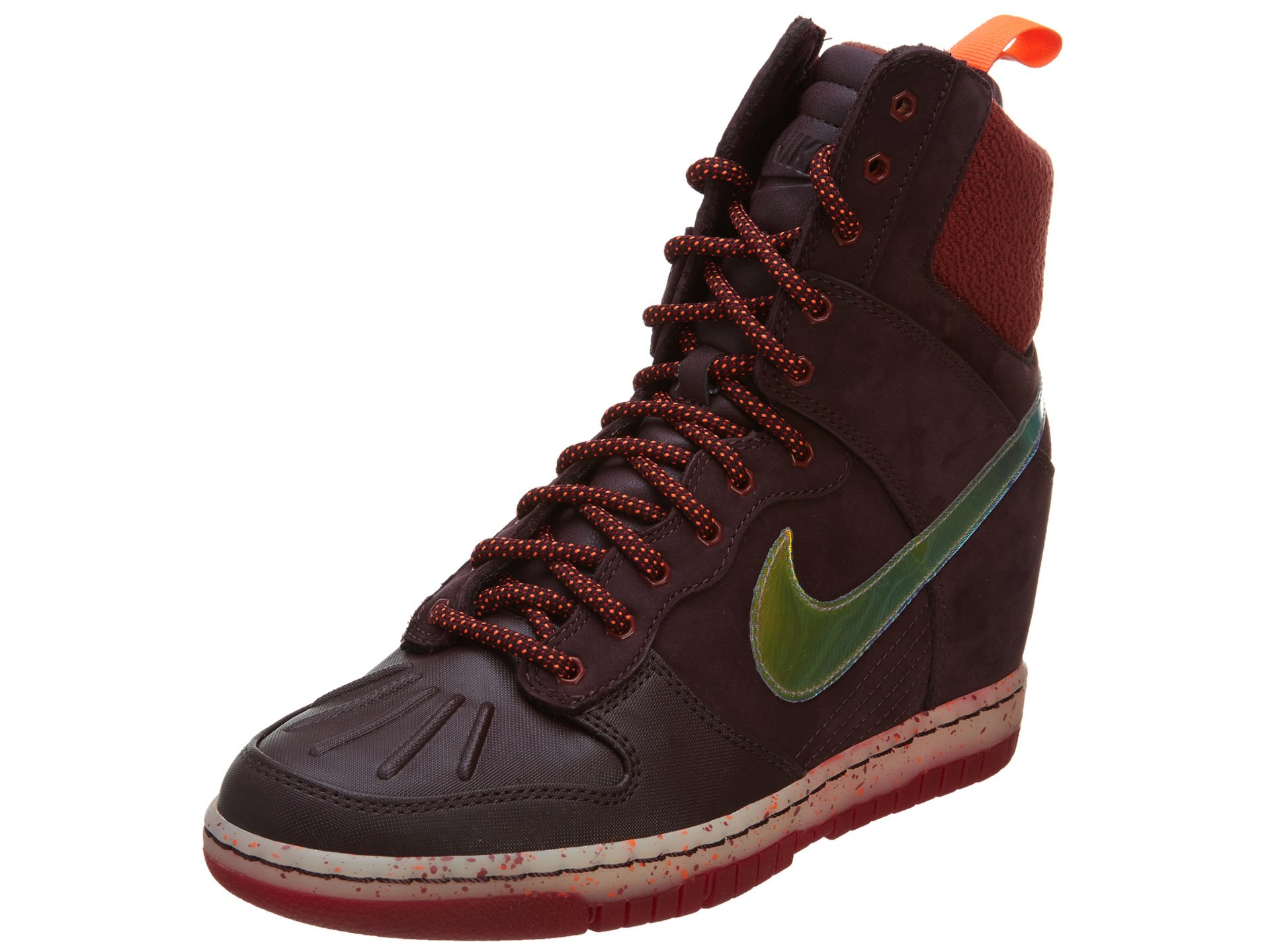 Nike Womens Dunk Sky HI Sneakerboot 2.0 Womens hi top Trainers 684954 Sneakers Shoes (US 10, deep Burgundy Hyper Crimson 600)
