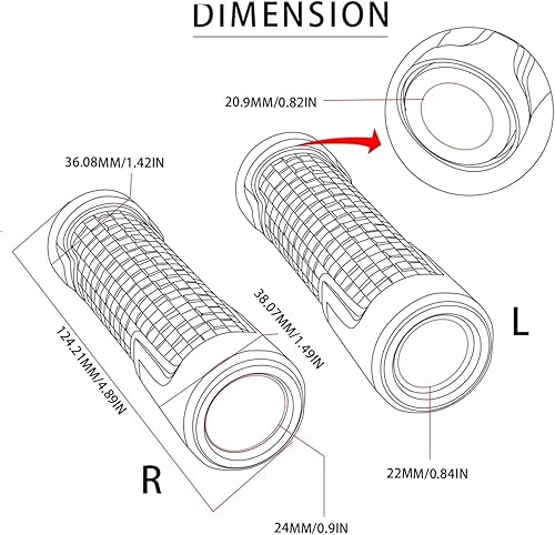 Miniatura 7 de for Yamaha XJ6 N XJ 6N XJ-6N XJ6 Motorcycle CNC Handlebar Gear Balanced Cap Plug Slider Handle Bar Grips End