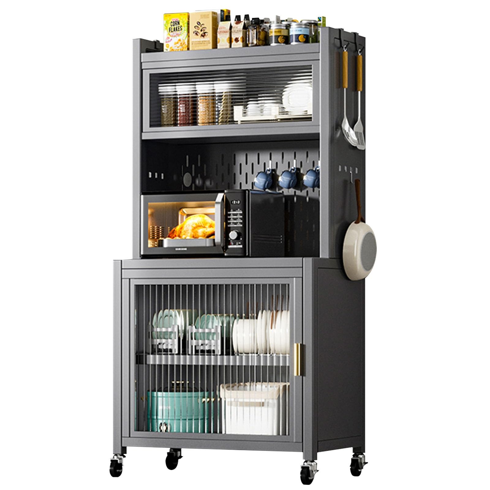 Rangement de cuisine à 5 niveaux pour bar à café loft