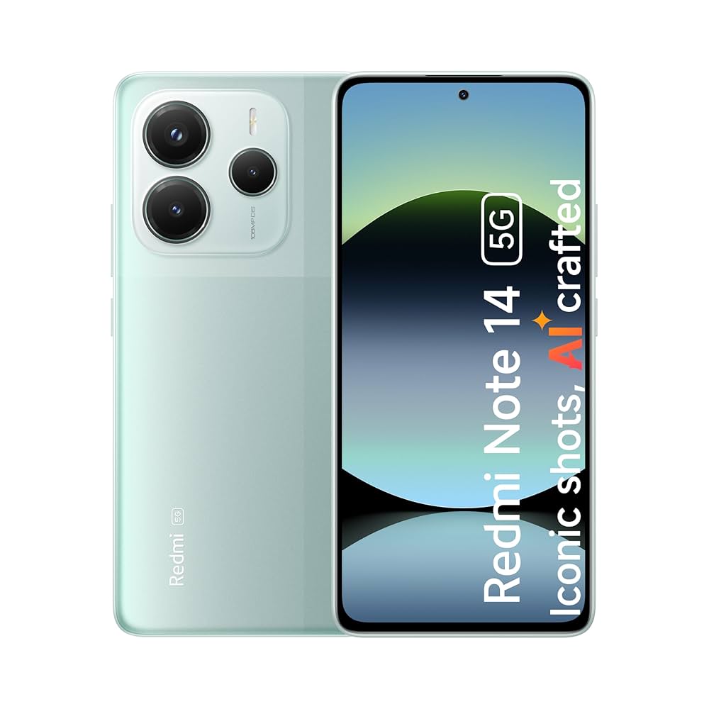 Redmi Note 14 5G Coral Green 8GB RAM 256GB - Global Version