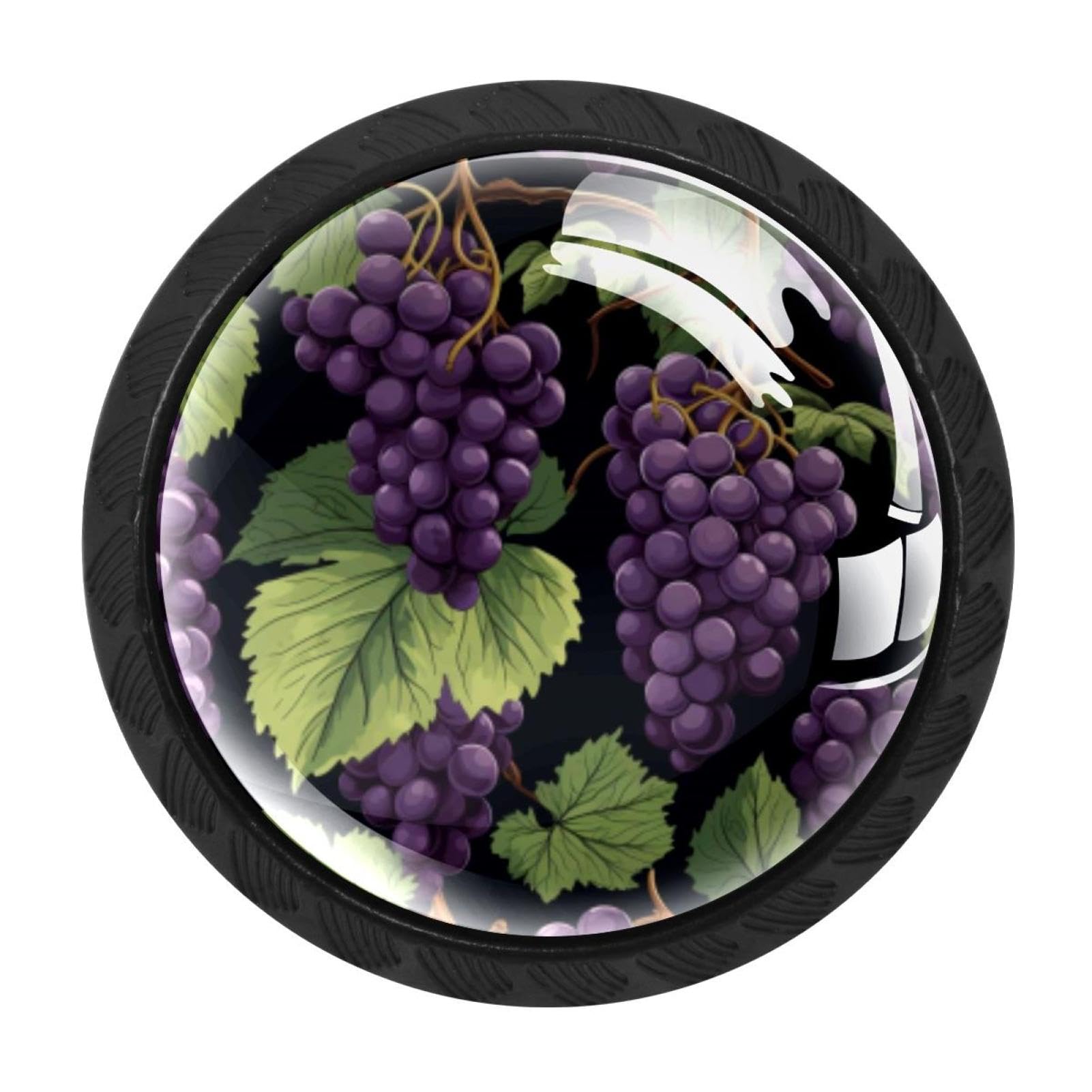 Chenzzzz Multicolored 19 4 Pack Grape Drawer Knob Cabinet Hardware