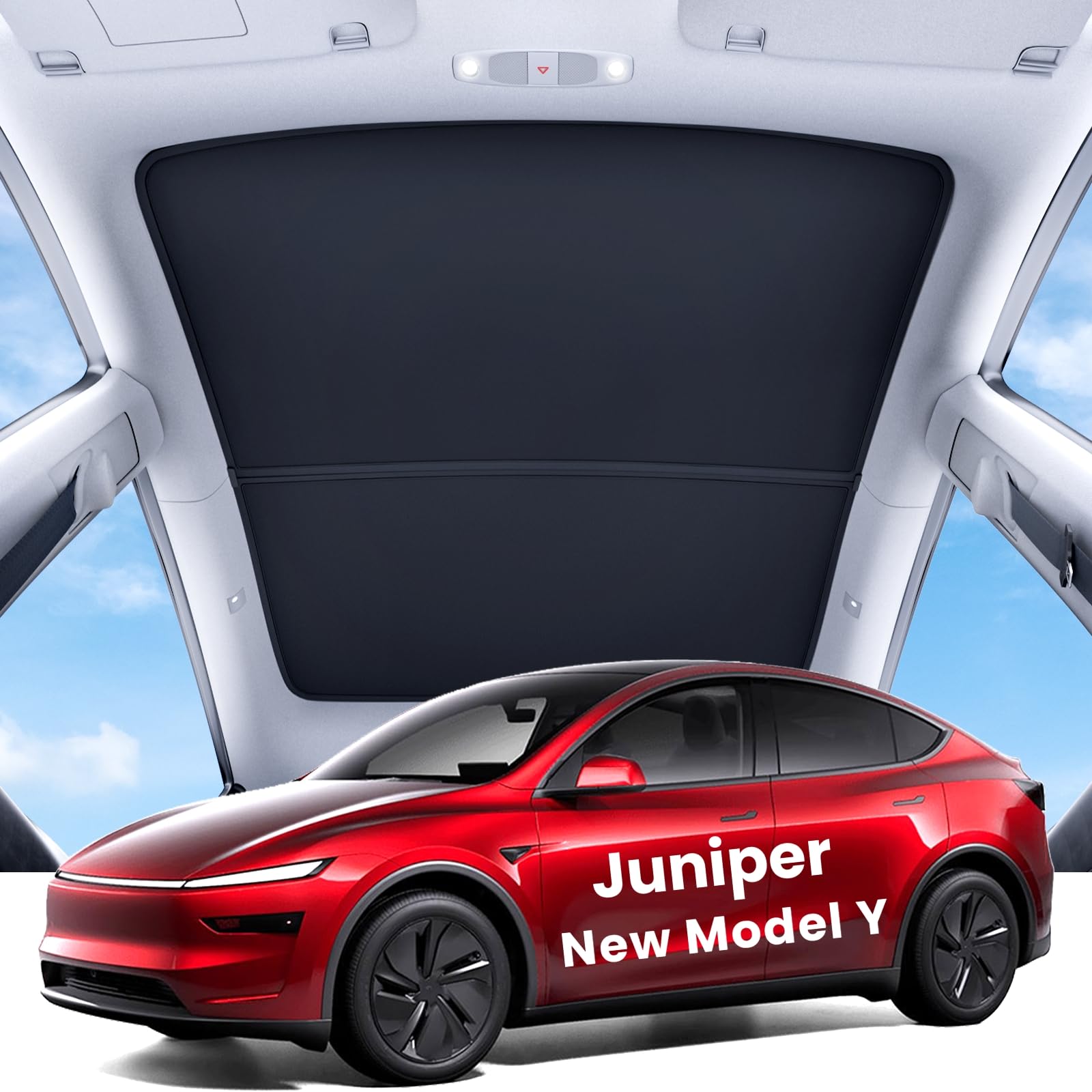 Tesla純正 Model Y Juniper サンシェード Amazon | REEVAA 2025年アップグレード Tesla Model Y
