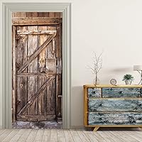 Vista 51 de Adhesivos 3D para puerta, murales para despegar y pegar, puerta de madera, papel tapiz autoadhesivo, extraíble, PVC, impermeable, póster