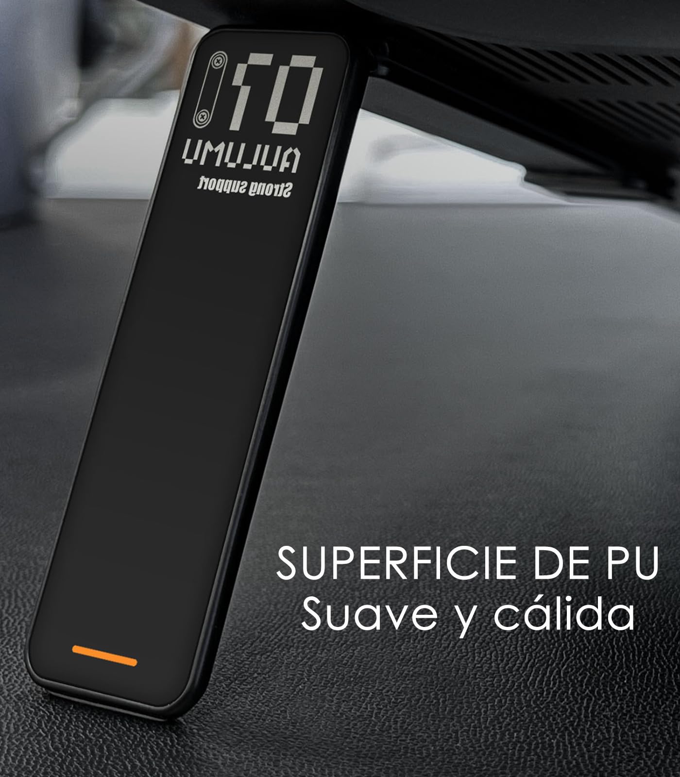 Aulumu G07 Soporte para Computadora Portatil | Soporte de Pata Retráctil | Elevador Ergonómico para Escritorio para MacBook, Todos los Portátiles, Tablets, 8-20'', Negro