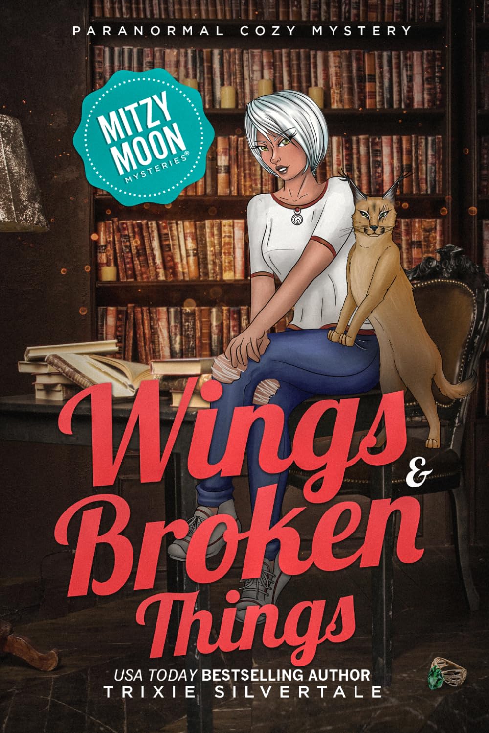 Wings and Broken Things: Paranormal Cozy Mystery: 3 (Mitzy Moon Mysteries)
