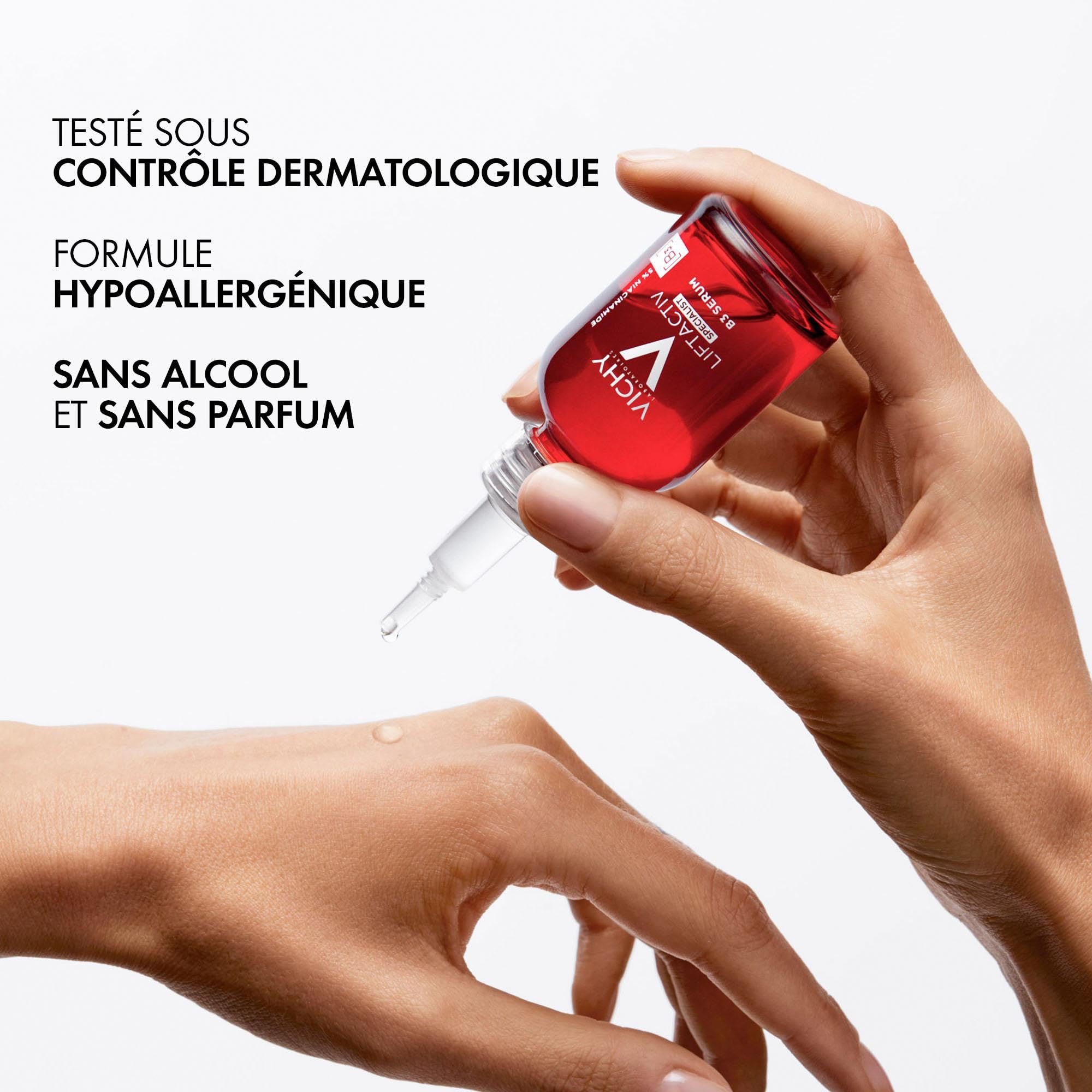 VICHY Liftactiv Pigment B3 & Capital Soleil UV-Age Daily, Sérum Anti-Taches Brunes 30ml & Fluide Solaire SPF50+ 40ml, Melasyl + Niacinamide, Routine Anti-Taches & Anti-Age, Lot de 2