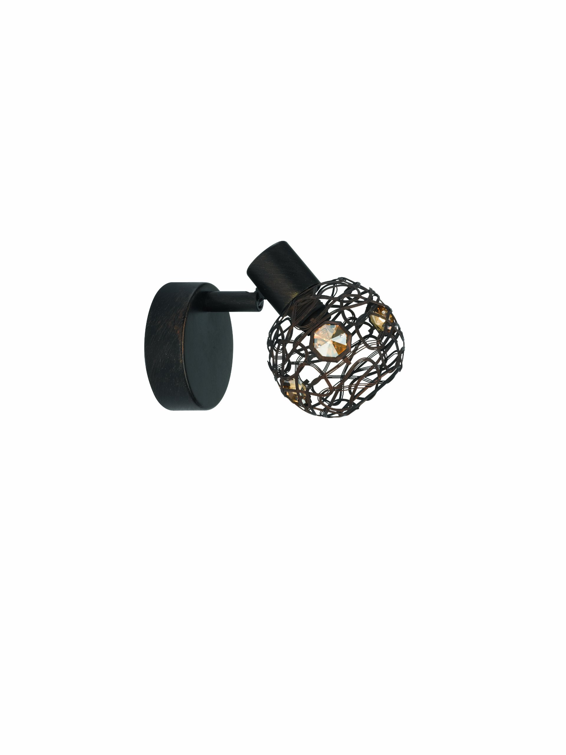 Massive Sienna 302704310 - Plafoniera 1 x 23 W, 230 V, Colore: Marrone [Classe di efficienza