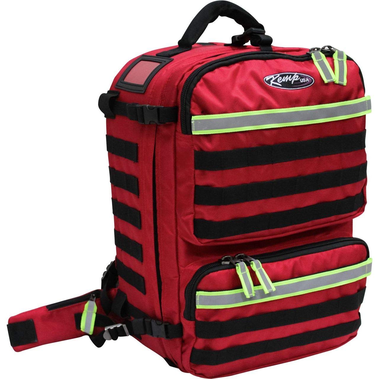 Kemp USA Premium Rescue and Tactical EMS Bag in Red