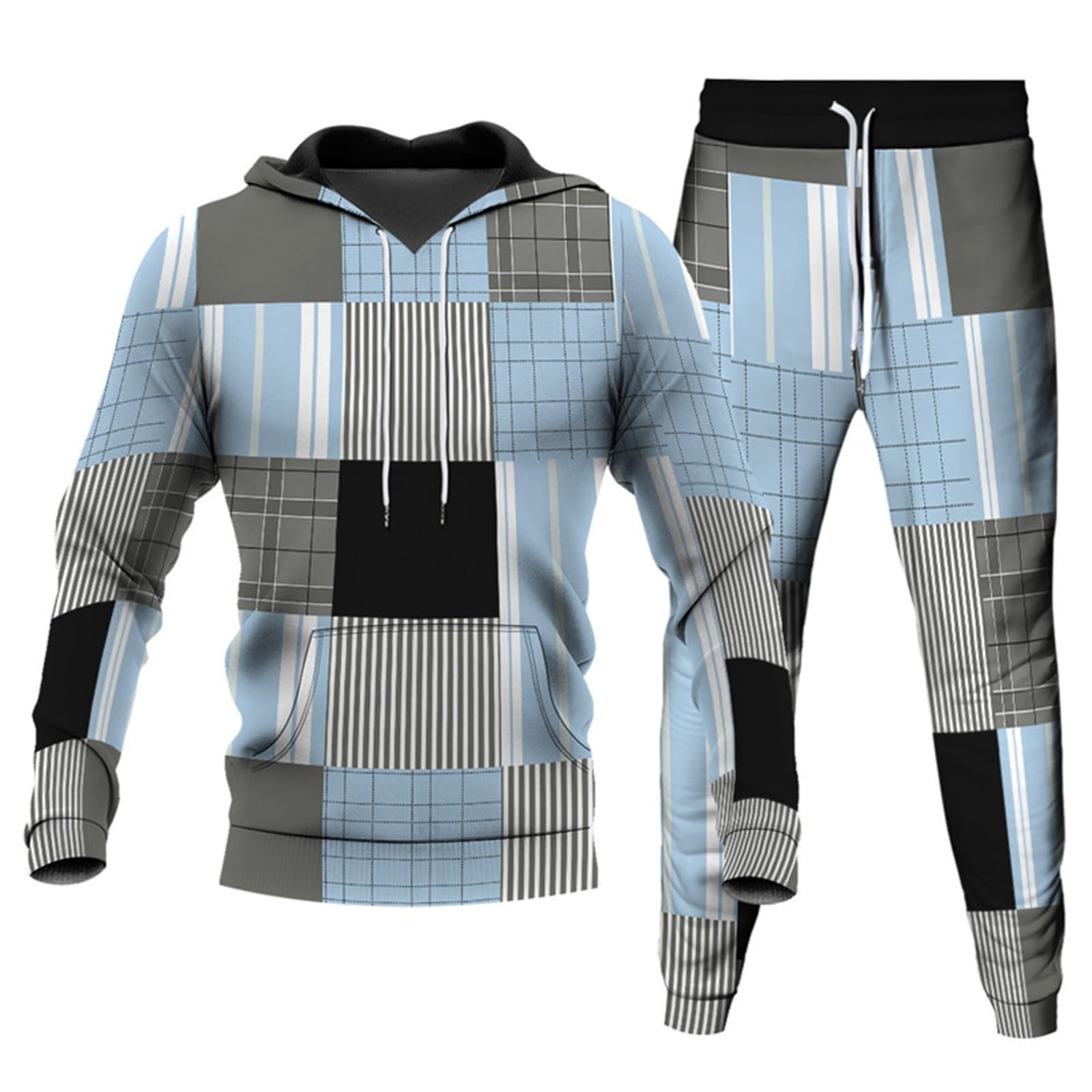 Tuta Da Ginnastica Uomo Completa Felpa Con Cappuccio E Pantalone Set Fitness Tuta Completa Tute Da Ginnastica Suit Felpata Invernale Tuta Abbigliamento Sportiva Tuta Completa