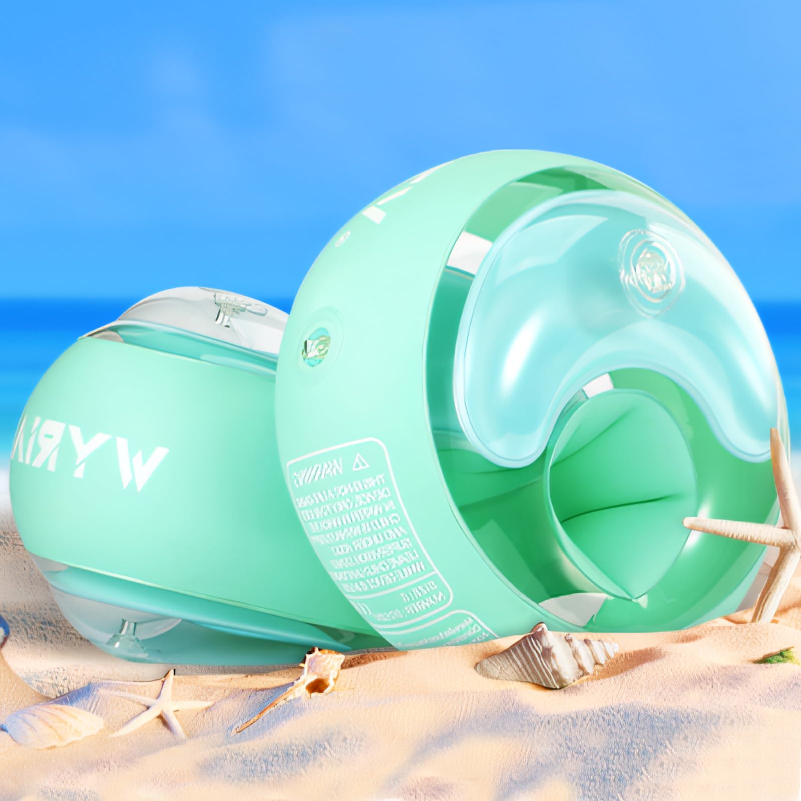 LOOWARTS Manguitos Piscina Inflable para niños，2 Pcs Manguitos Bebe Bandas de Brazo flotantes enrollables,Adecuado para niños de 1 a 6 años y Que pesen Entre 5 y 25 kg.