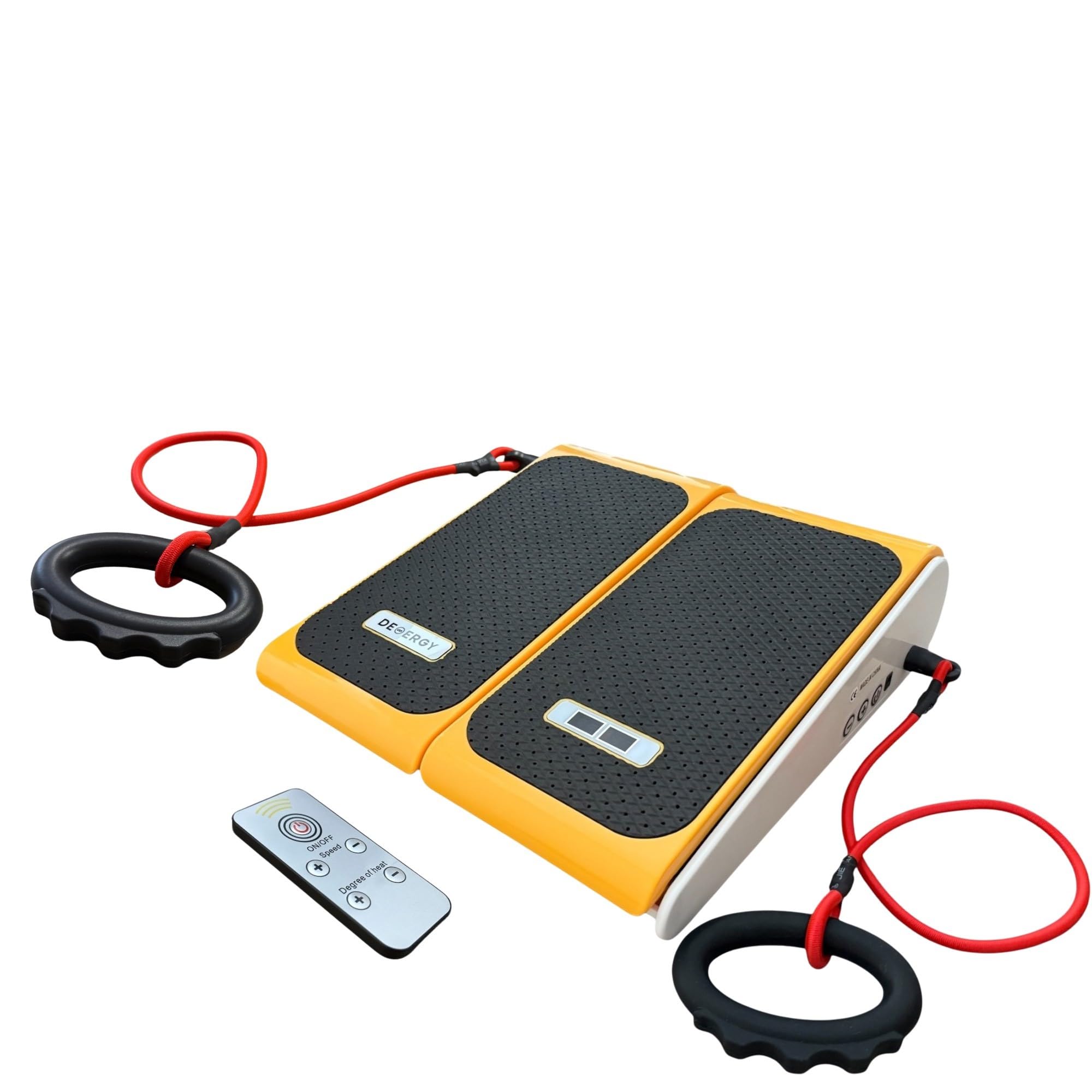 DEMERGY® Masajeador de Pies y Piernas con Calor Eléctrico con Vibración, Simulador de Pasos, Bandas Resistencia | Presoterapia, Gimnasia Pasiva Alivio del Dolor por Fascitis Plantar y Mala Circulación