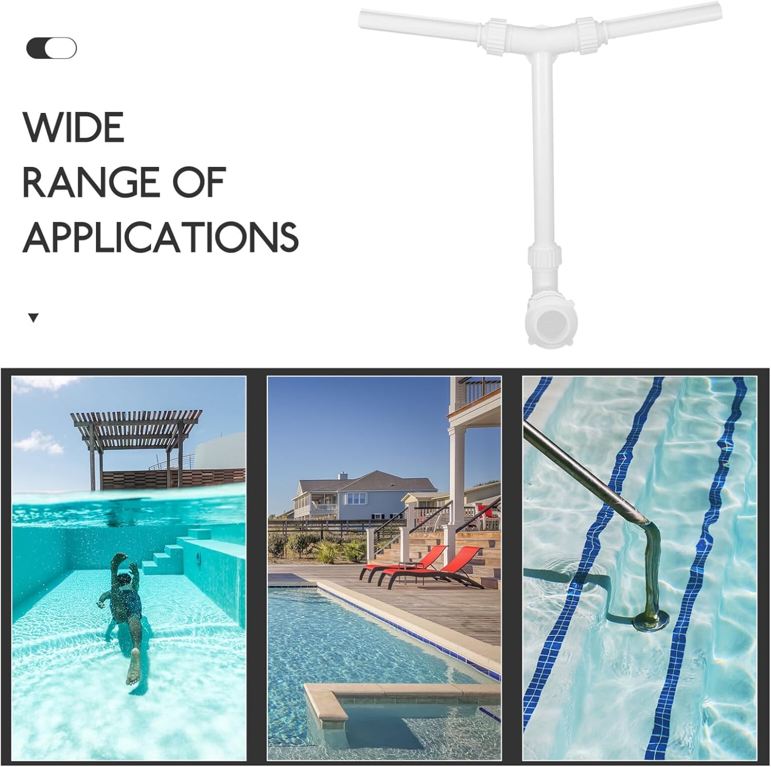 SUPVOX Underground Pool Fountain Rack Water Feature Bracket for Swimming Pools Easy to Install Fountain Accessory for Outdoor Spaces