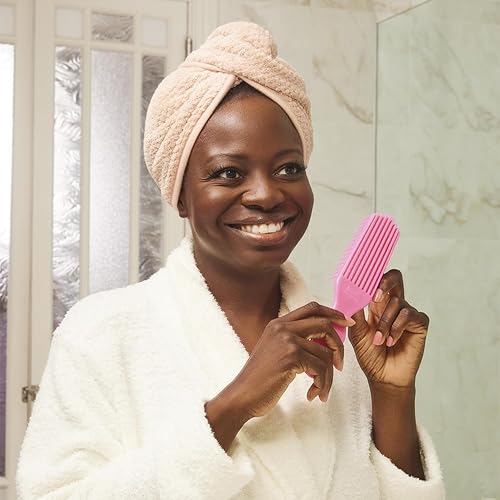 Miniatura 7 de Felicia Leatherwood - Cepillo desenredante granate, para cabello rizado, ondulado, 4c o lacio, domina tus enredos y suaviza tus bobinas, sin dolor