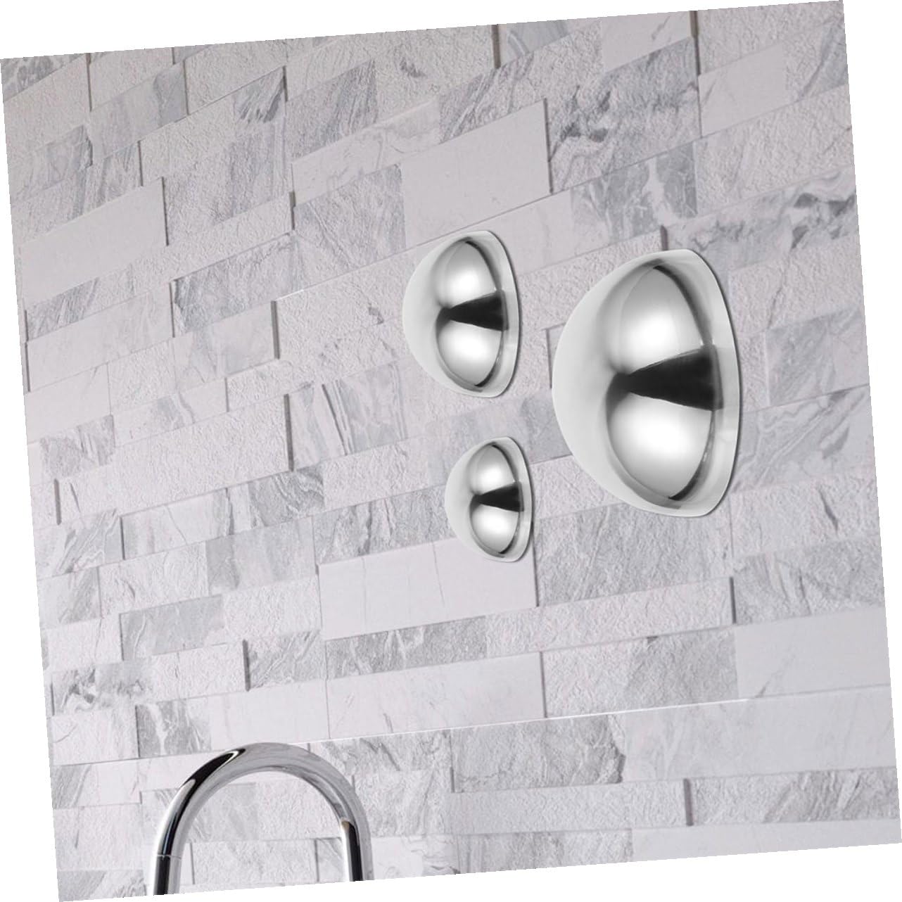 POPETPOP Sfere Acciaio Luminose Per Giardino Riflettenti e Decorative Per Centrotavola e Arredamento Esterno Design Elegante e Duraturo