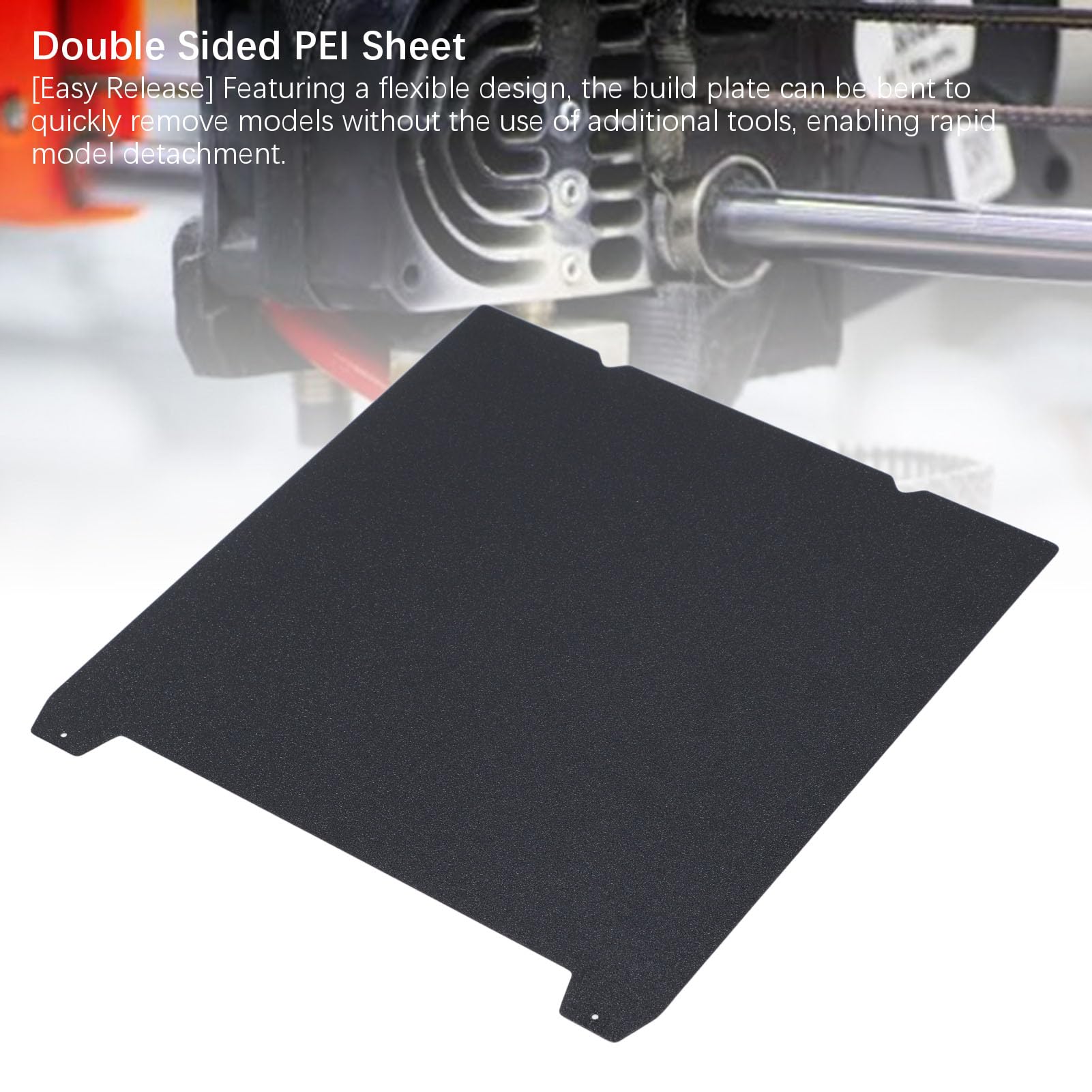 Generic Drukarka 3D Dwustronna Płyta Konstrukcyjna PEI o Zwiększonej Przyczepności do Ender 3 S1 Pro V3 KE SE, Odporna na Wysokie Temperatury Platforma 235x235mm