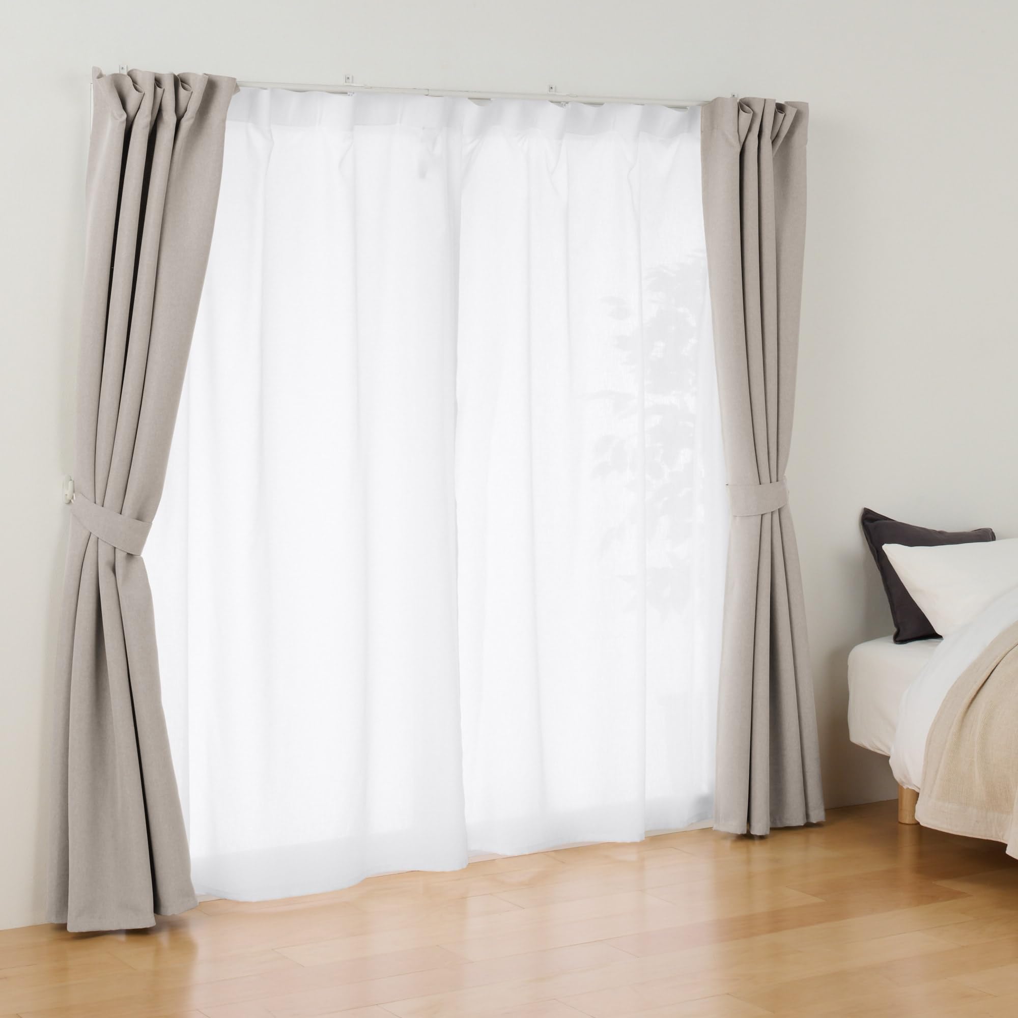 ️⭕️まちるページ️⭕️無印良品 ノンプリーツカーテン未使用2枚中古1枚 ️⭕️まちるページ️⭕️無印良品 ノンプリーツカーテン未使用2枚