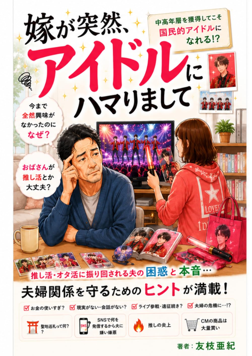 嫁が突然、アイドルにハマりまして: 中高年層を獲得してこそ国民的アイドルになれる！？