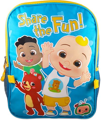 Miniatura 2 de Color Shop Cocomelon Mochila y lonchera para niños paquete de mochila Cocomelon para niños con lonchera Cocomelon calcomanías más  Mochila escolar