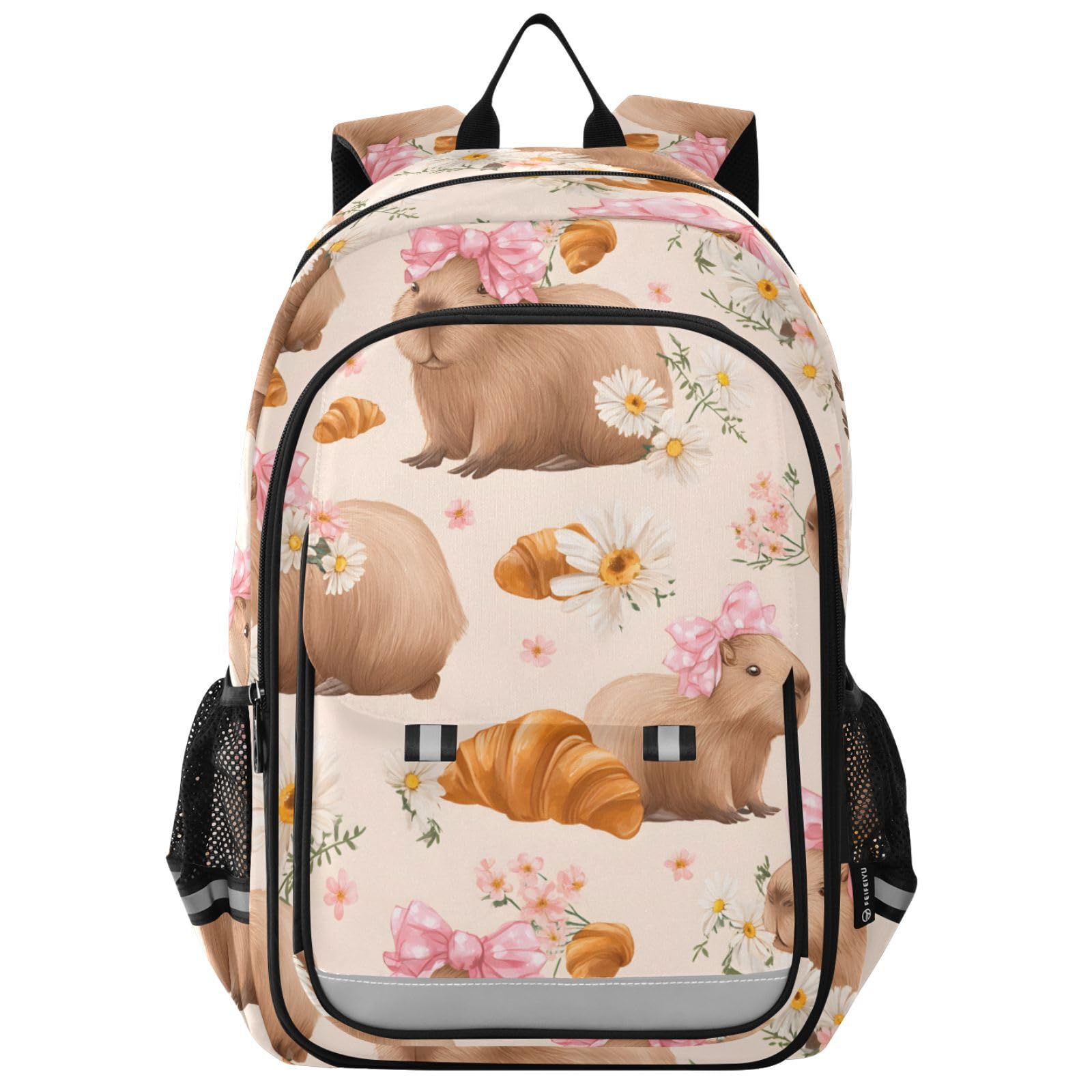Sac à dos pour ordinateur portable enfants à motif capybara - 8