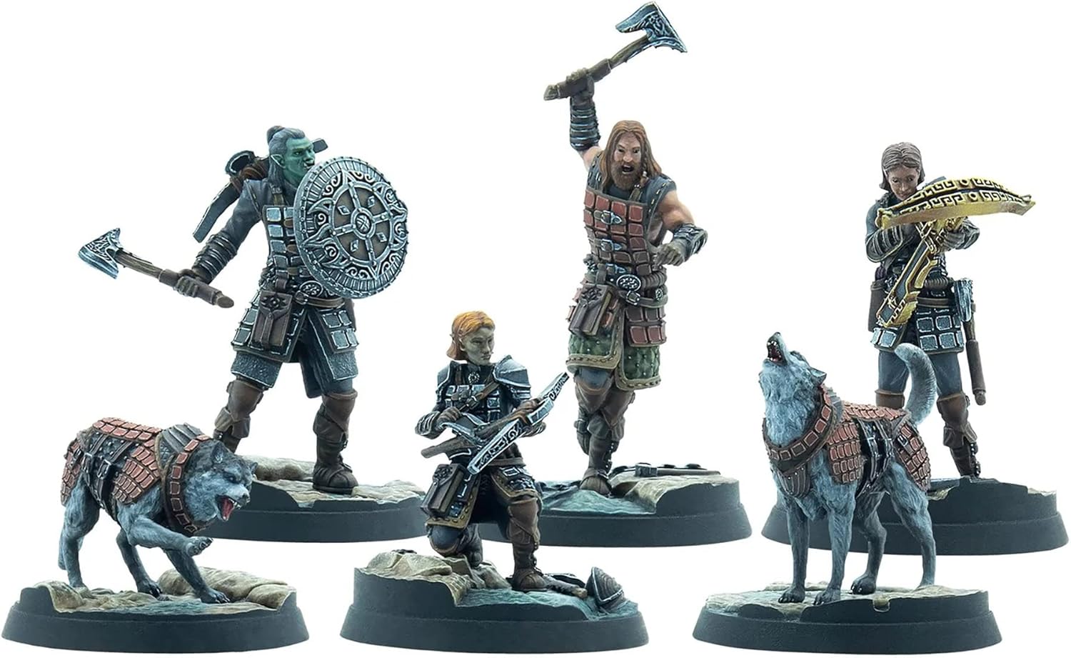 Modiphius Entertainment The Elder Scrolls: Call to Arms - Dawnguard Stalwarts - 6 Unpainted Resin Figures (MUH0330306)