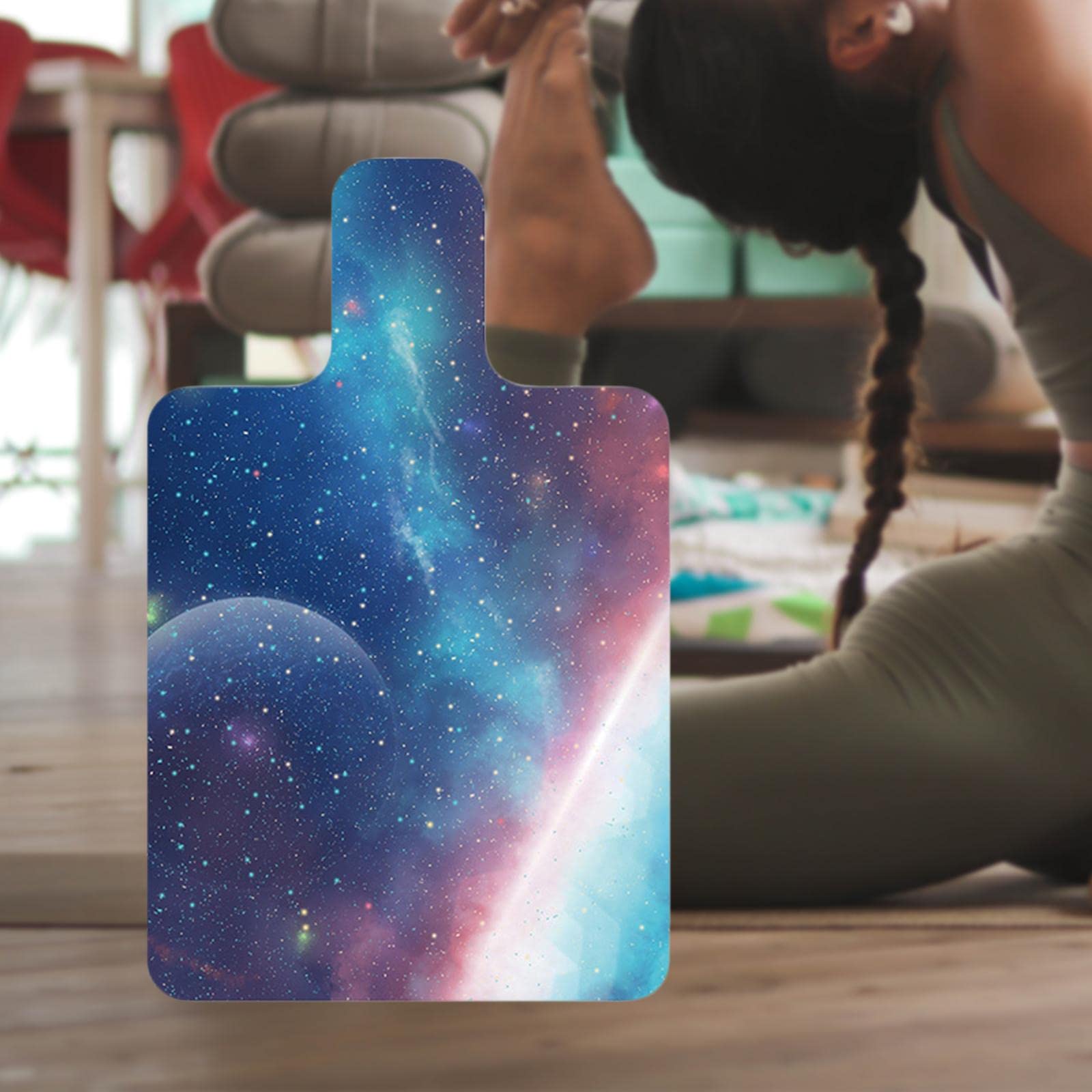 Tapete reformador de pilates con mango absorbente de sudor, accesorios suaves para casa, clase y gimnasio, 61 x 99,6 cm, estilo D, 61 x 99,6 cm