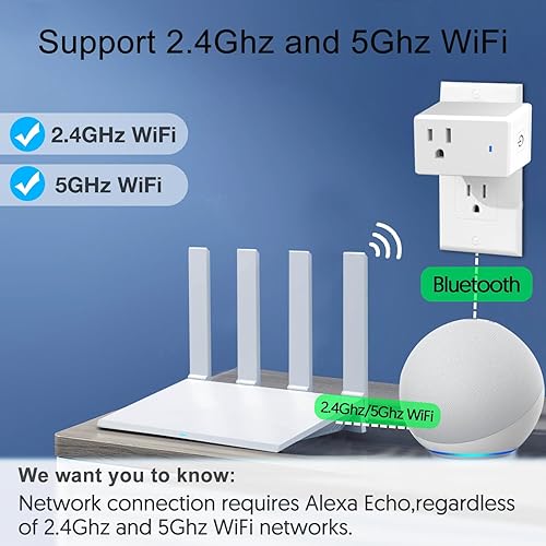Miniatura 5 de Enchufe inteligente Exioty  Compatible con Alexa  Configuración y control de voz  Súper fácil de configurar y usar (paquete de 4)