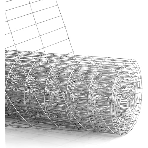 Fencer Wire 12.5 Gauge Galvanized Welded Wire 2 Inch by 4 Inch Mesh