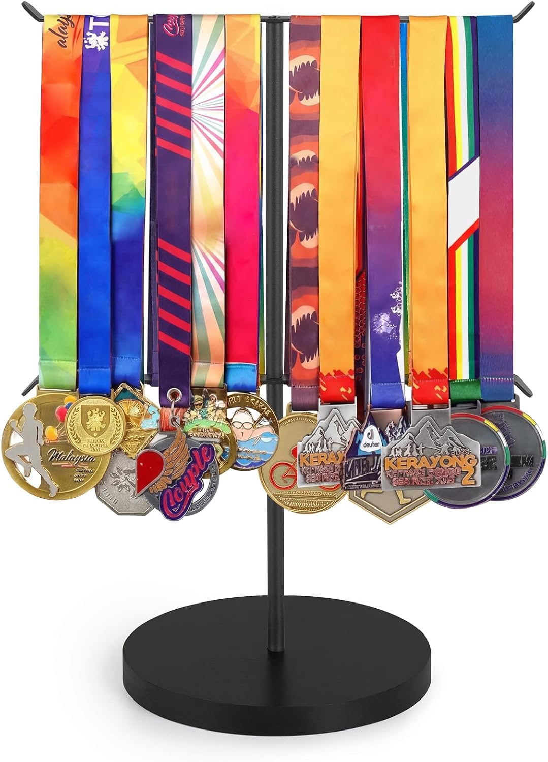 Mkono Medal Hanger Display Metal Medal Holder, 12x16 Inches, Black