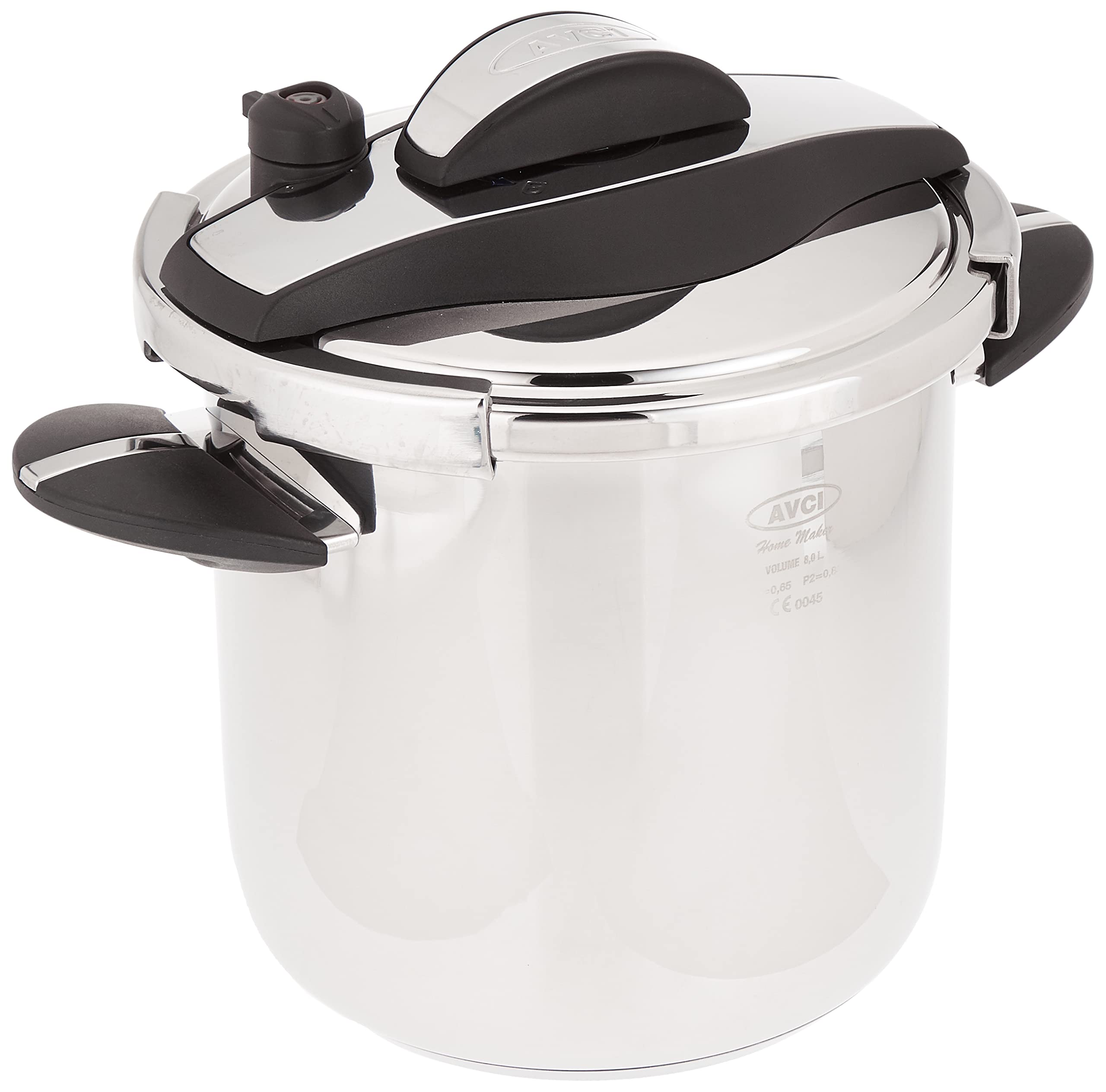 HOME MAKER S/Steel Pressure Cooker 8Lt Black