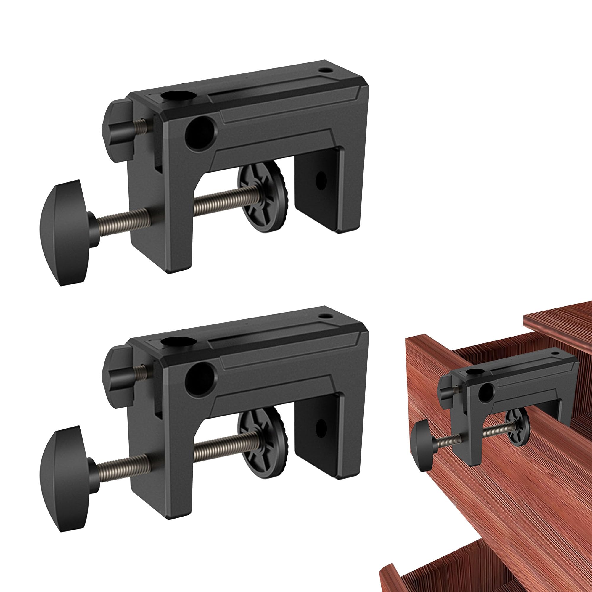 2x C-Klemmen Von Wenrecu - Robuste Edelstahl Klemmzwingen Für Holz- & Metallarbeiten