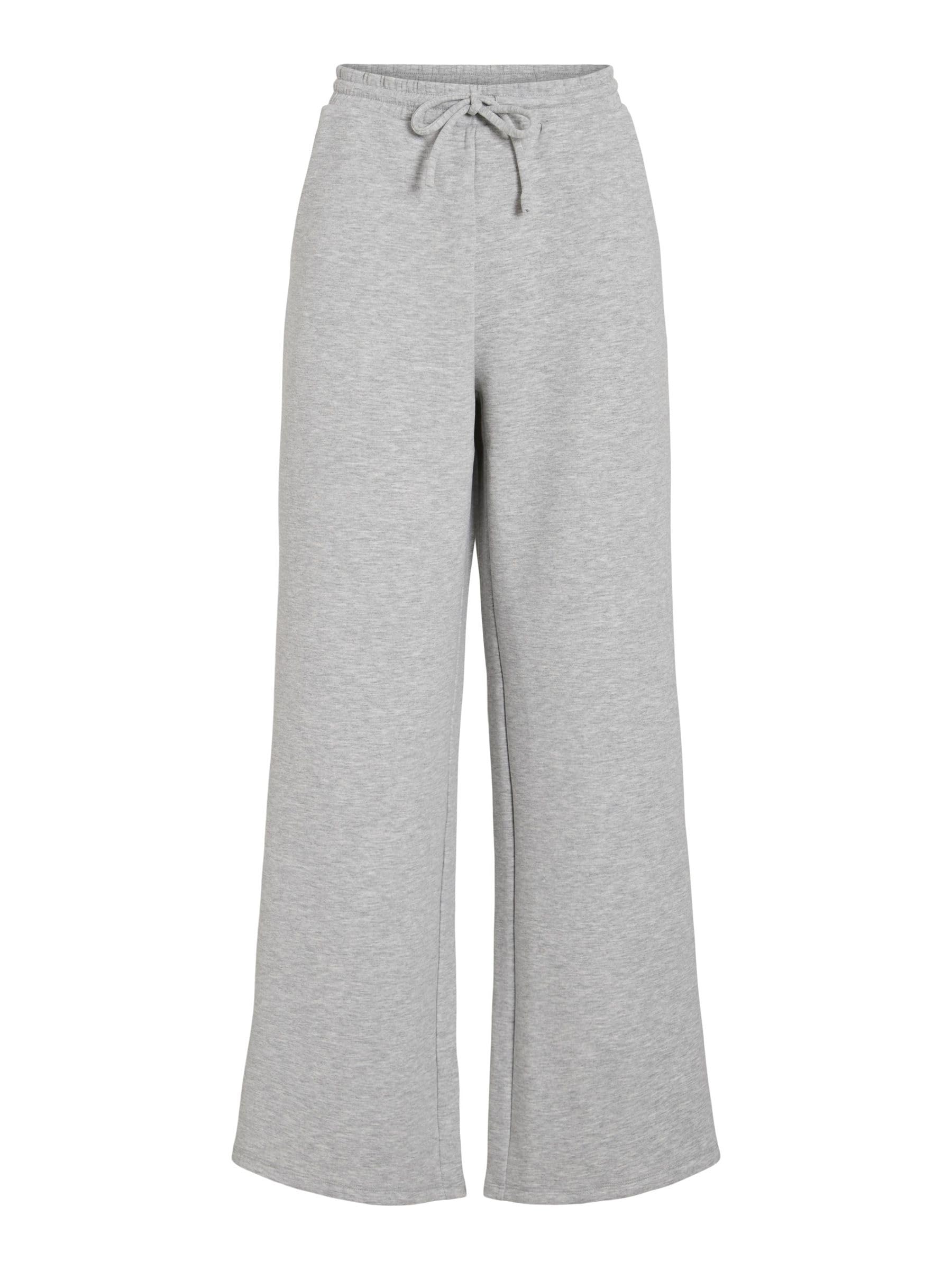Vila Visiffi Hw Wide Pants/Pb, Light Grey Mix, M