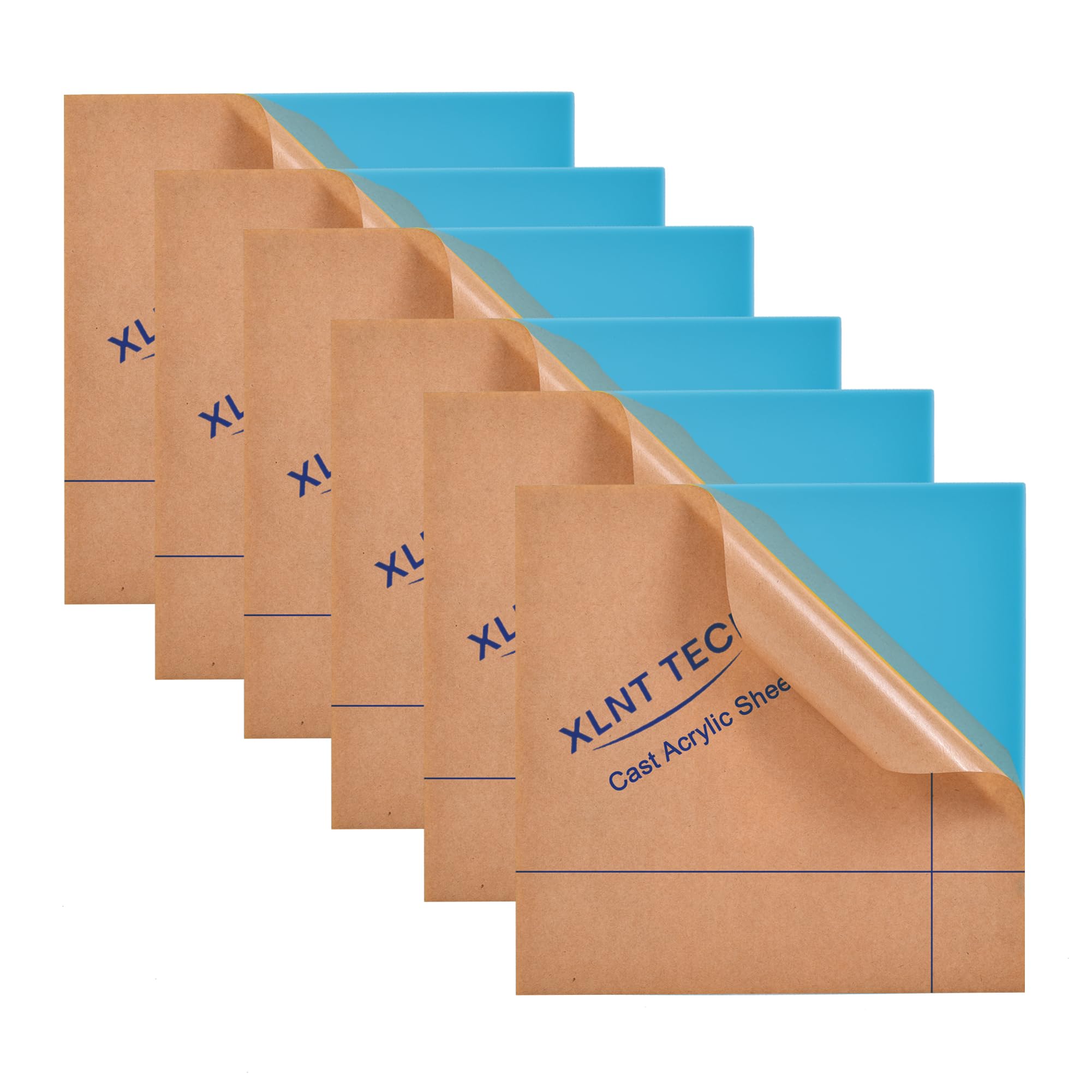 Yellow Acrylic Sheets - 6 Pack, DIY Projects -3