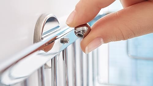 Miniatura 9 de tesa UK 40205-00000-00 TE40205-00000-00 tesa Aluxx Cesta esquinera de ducha Doble, 10.236 in x 6.417 in x 6.693 in, estándar