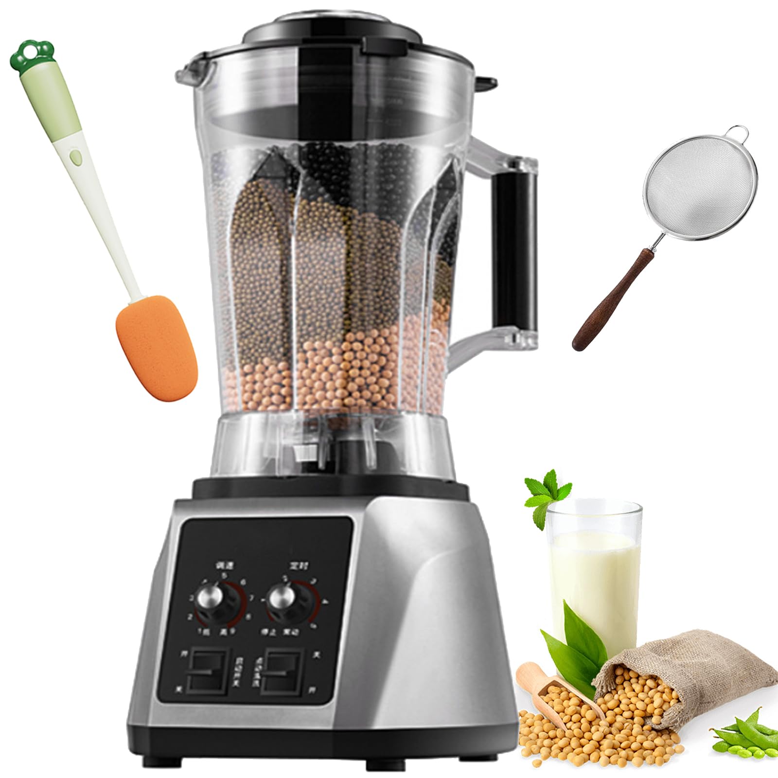 Máquina automática para leche de soja y batidora de vaso de 48000RPM