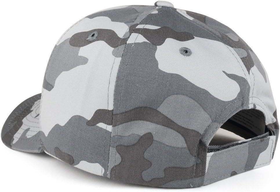 Armycrew American Flag Embroidered Camo Tactical Operator Structured Cotton Cap