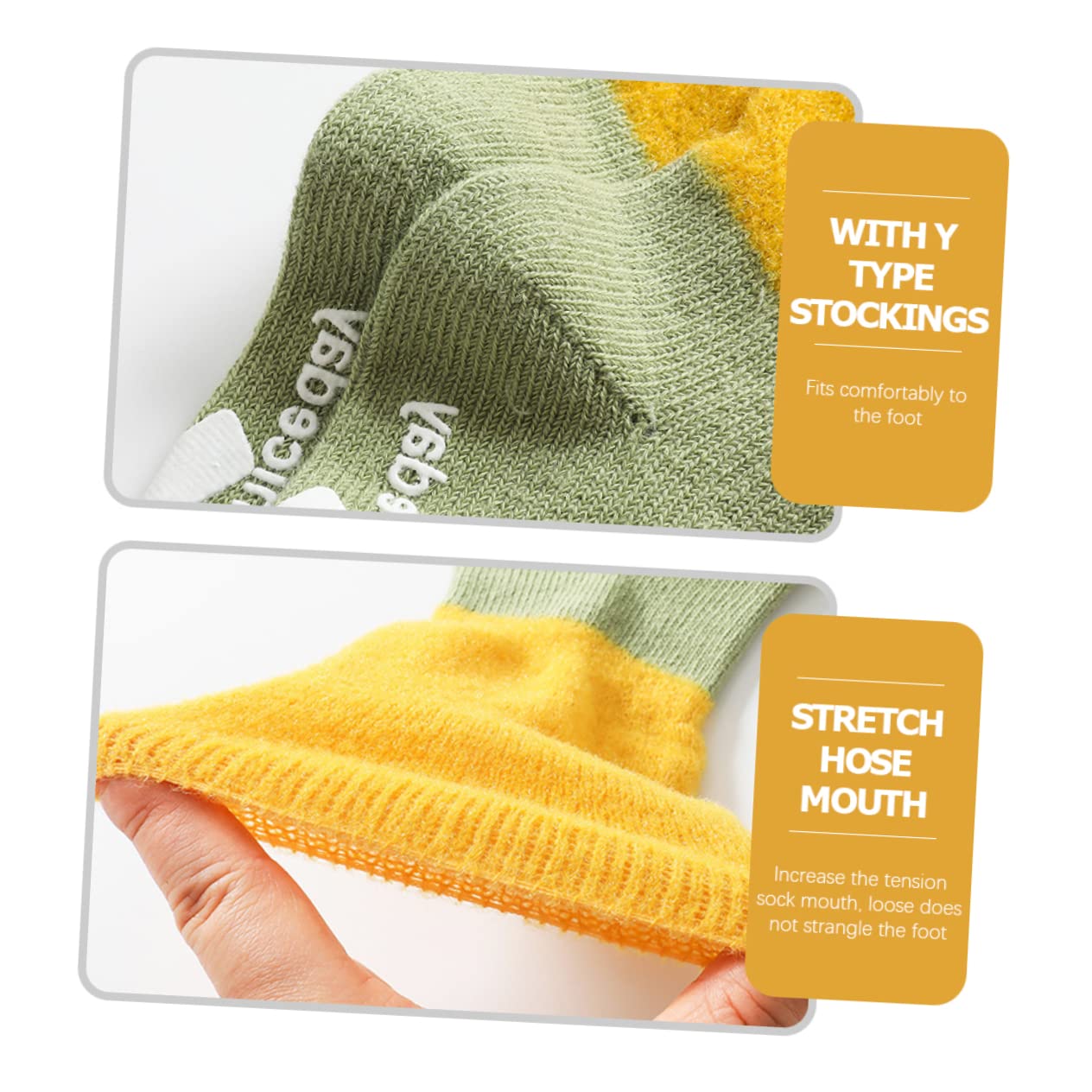 GALPADA 3 Pairs Non Slip Thermal Socks Toddler Walking Socks Grips for Boys Girls