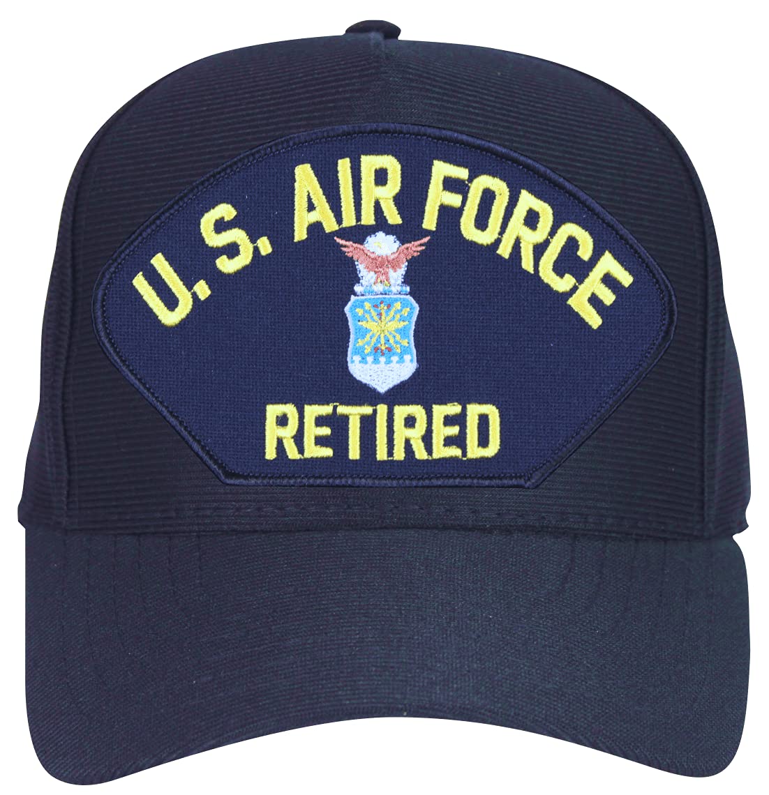 MilitaryBest U.S. Air Force Retired with Crest Ball Cap