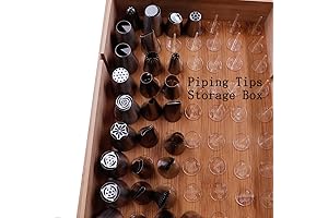 Ultimate Cake Tip Organizer: Store 200+ Piping Tips Effortlessly