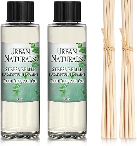 Miniatura 94 de Urban Naturals Citrus Bliss - Recambio de aceite de difusor de caña perfumada con mandarina y pomelo + varillas de repuesto | Aroma cítrico fresco y