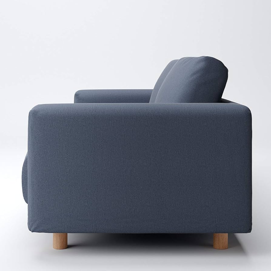 Amazon.co.jp: 無印良品 洗いざらしの綿帆布ソファ本体2.5シーター